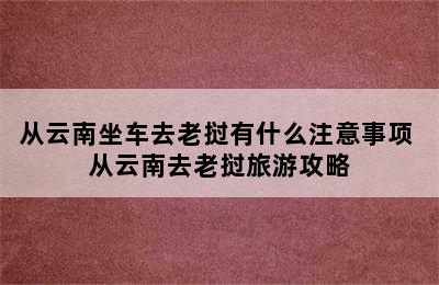 从云南坐车去老挝有什么注意事项 从云南去老挝旅游攻略